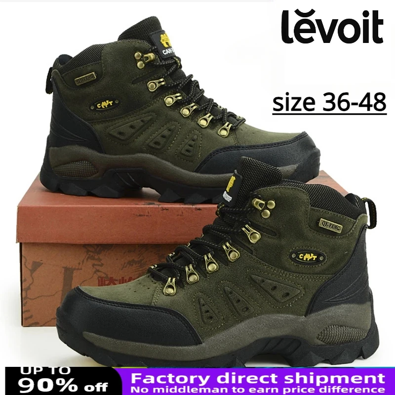 

Outdoor Waterproof Hiking Boots Men Women Winter Shoes Walking Climbing Hiking Shoes Mountain Sport Boots Hunting Mens Sneakers