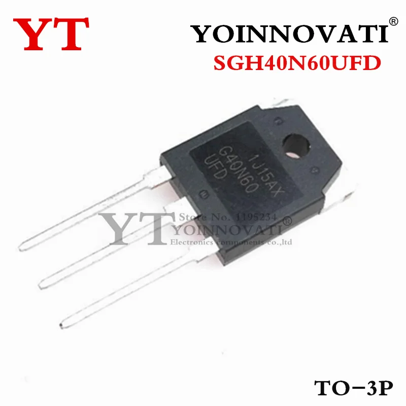 10 шт./лот SGH40N60UFD G40N60UFD G40N60 IGBT транзисторы 600 в 40 А 160 Вт TO3P лучшего качества.