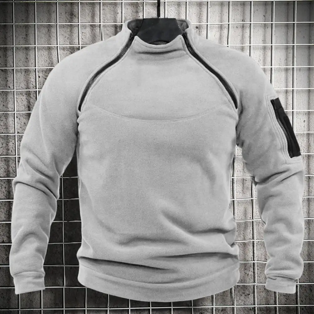 

Sweatshirt Solid Color Autumn Sweatshirt Plus Size Men Winter Sweatshirt