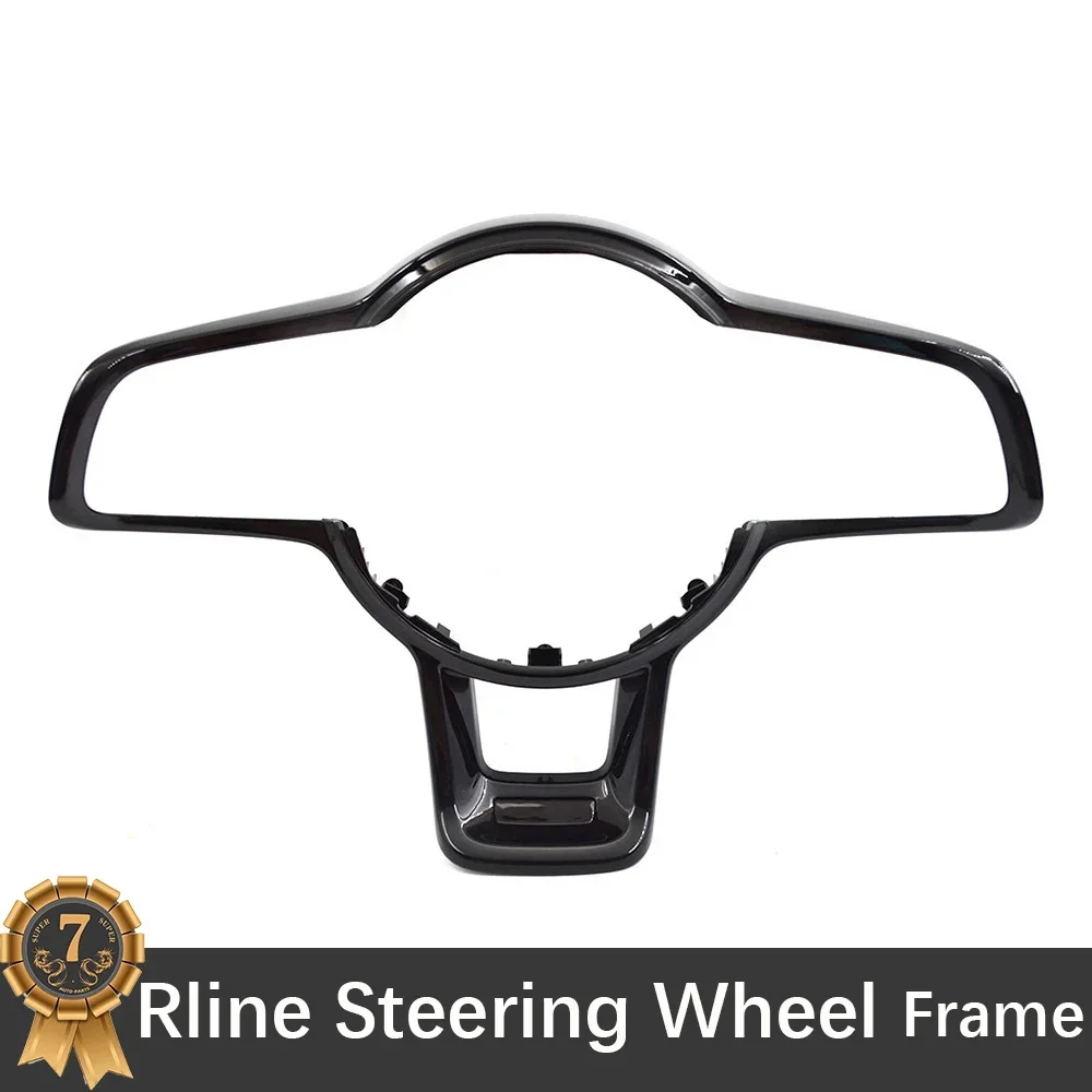 Для VW Passat B8 /Golf MK7 /T-Roc Arteon /Tiguan R Line отделка рулевого колеса рамка кнопки с логотипом