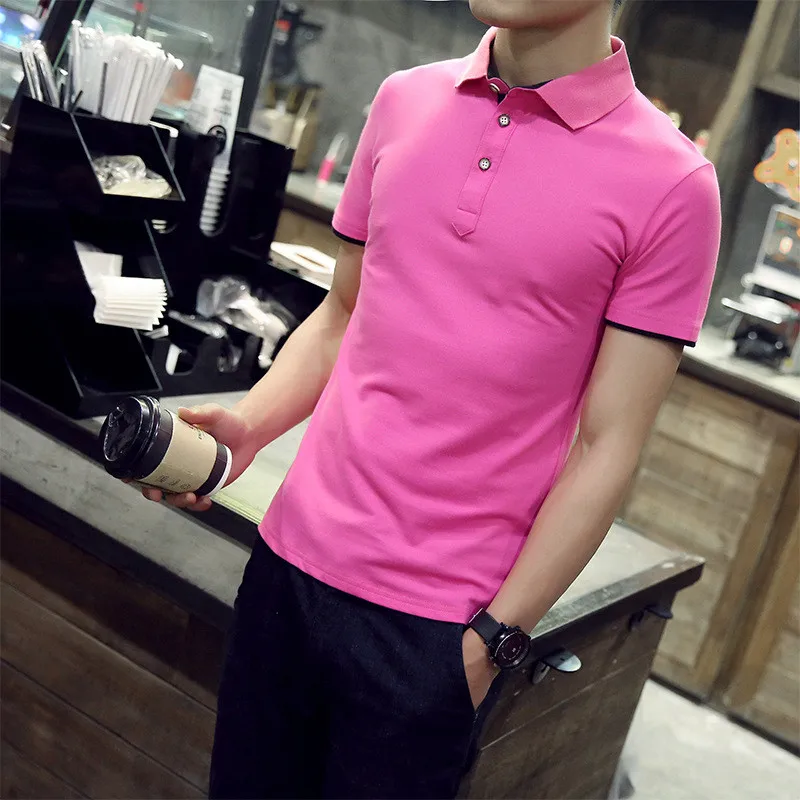 

T-7823--Men's Short Sleeve T-Shirt Cotton Print Body Trends Men's Half Sleeve Autumn Clothes Bottoming Shirt