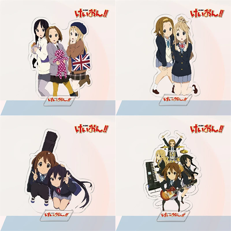 Японское аниме K-ON! Акриловая модель на подставке Plate Hirasawa Yui Akiyama Mio Tainaka Ritsu Kotobuki