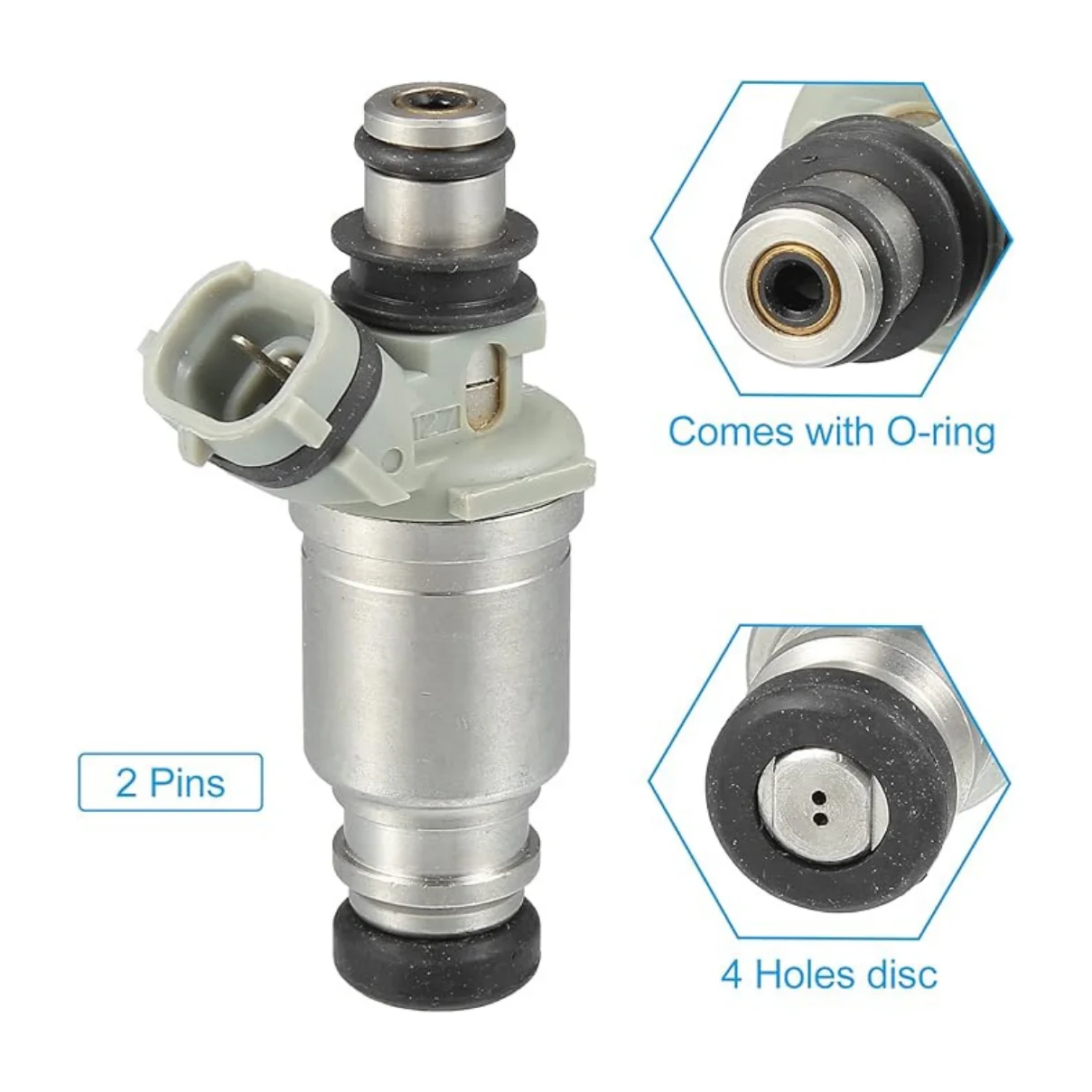 Фото Топливные форсунки PEIVSO 23250-16120 23209-16120, 4 шт., для Toyota Celica Corolla Geo Prizm 1.6, с выравниванием по расходу, 2325016120 №3