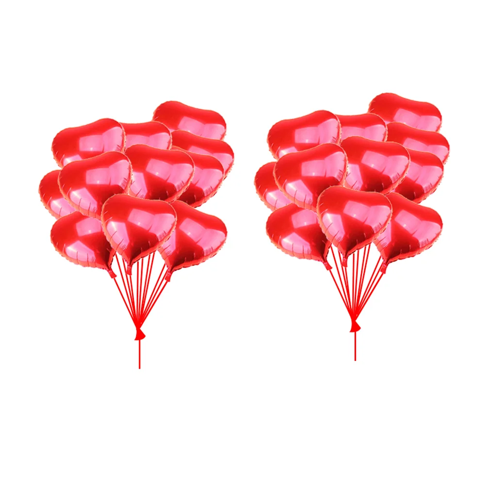 

Balloons Valentines Day Love Heartletters I You Shape Helium Anniversary Romantic Decorationdecor