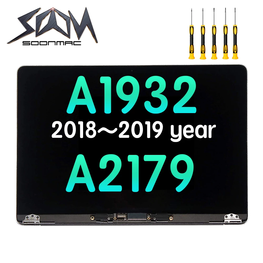

Новый ЖК-экран A2179 A1932 в сборе для Macbook Air 13, сменный дисплей Retina, серый, серебристый, золотой, 2020 EMC3302