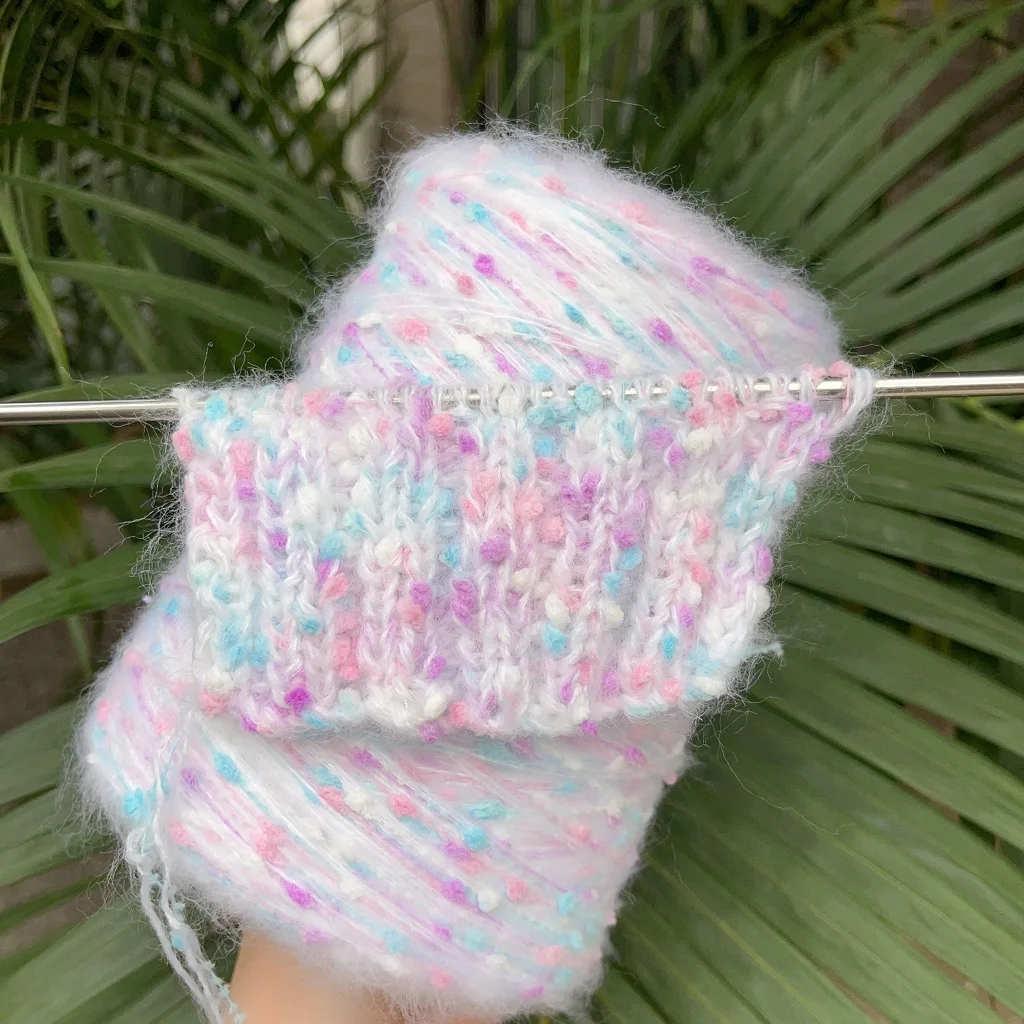 500 г новый цветной шарф ручной работы плетеная пряжа Сделай Сам сахарная Полный