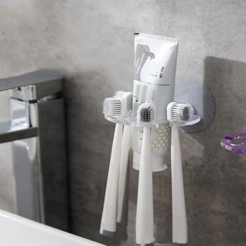 Стеллаж для хранения зубных щеток и зубной пасты неперфорированный настенный