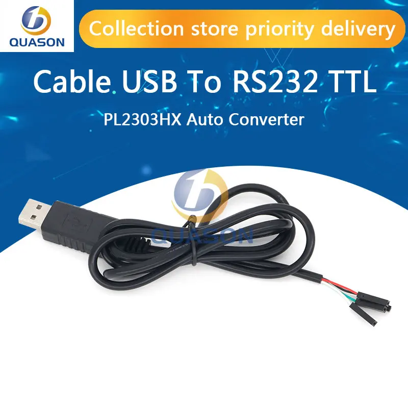 Умная электроника PL2303 PL2303HX кабель с USB на UART TTL модуль 4 p 4-контактный RS232 конвертер последовательной линии поддержка Linux Mac Win7