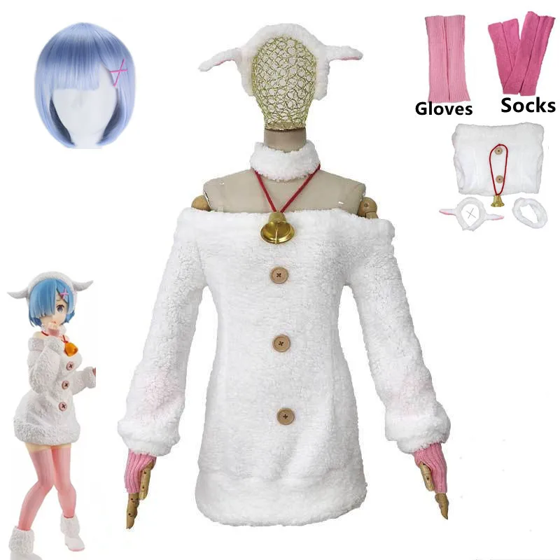 Аниме ОЗУ Рем Косплей Костюм Re:zero Kara Hajimeru Re Life In a другой мир кавайная одежда на