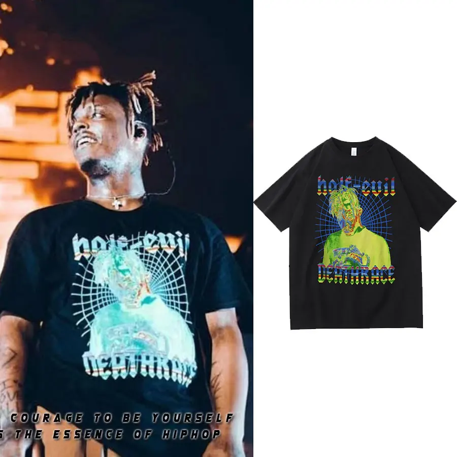 

Awesome Rapper Juice Wrld Hip Hop Lucid Dreams Graphic Tshirt Man Vintage Oversized Streetwear Tee Men Fashion Harajuku T-shirts