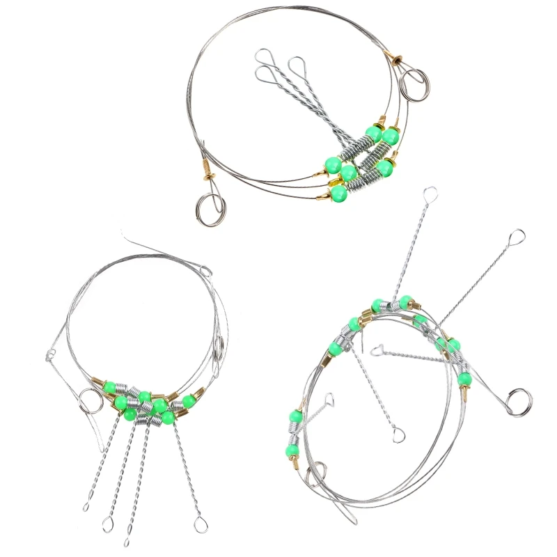 

1 шт. рыболовные крючки с защитой от намотки поворотная струна рыболовный крючок поводок из нержавеющей стали буровые установки вертлюг рыболовные приманки снасти Pesca