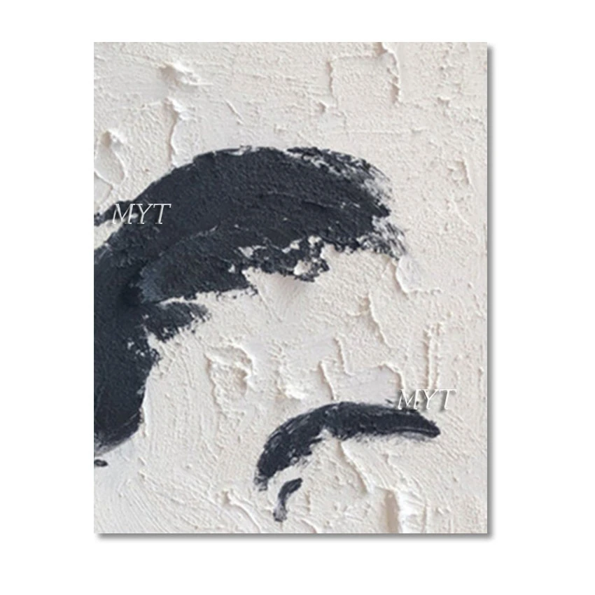 100% ручная работа абстрактный нож Толстая текстурированная картина маслом на