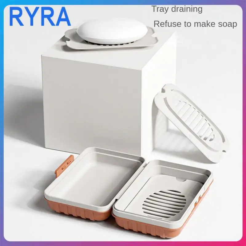 

Плотная мыльница, модный креативный контейнер для мыла для дома, путешествий, портативный контейнер для мыла в ванную комнату, аксессуары для ванной комнаты, 1 шт.