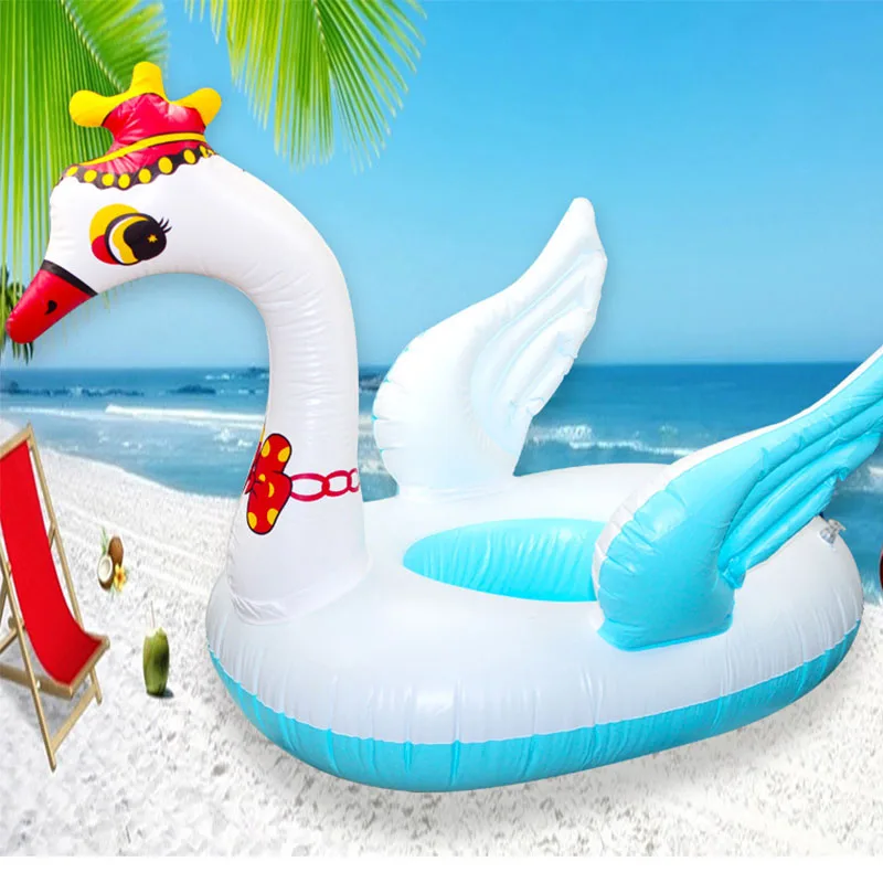 

Hot Mini Floating Flamingo Holder Pool Swim Ring Water Toys Party Boats Baby Pool Toys Inflatable Swimming Ring for Children