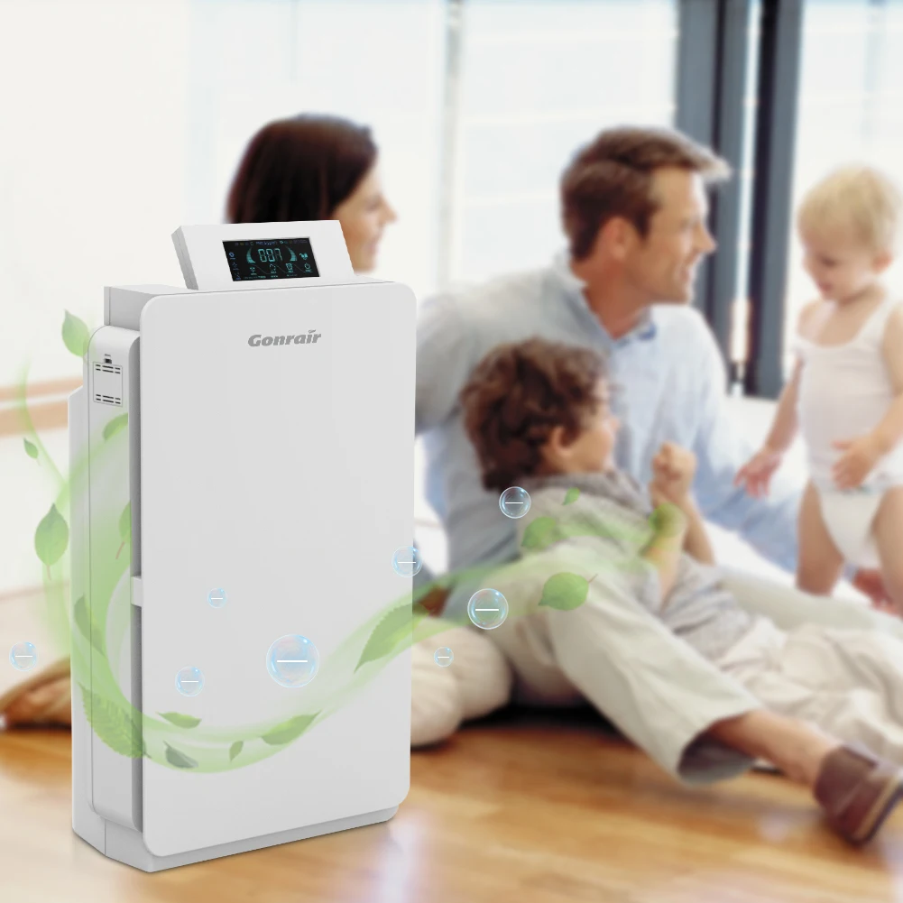 

Аппарат для очистки воздуха, очистка на 99.97% от пыли, домашних животных, бактерий, запахов, ионизатор воздуха, очиститель воздуха с HEPA-фильтром, бытовой
