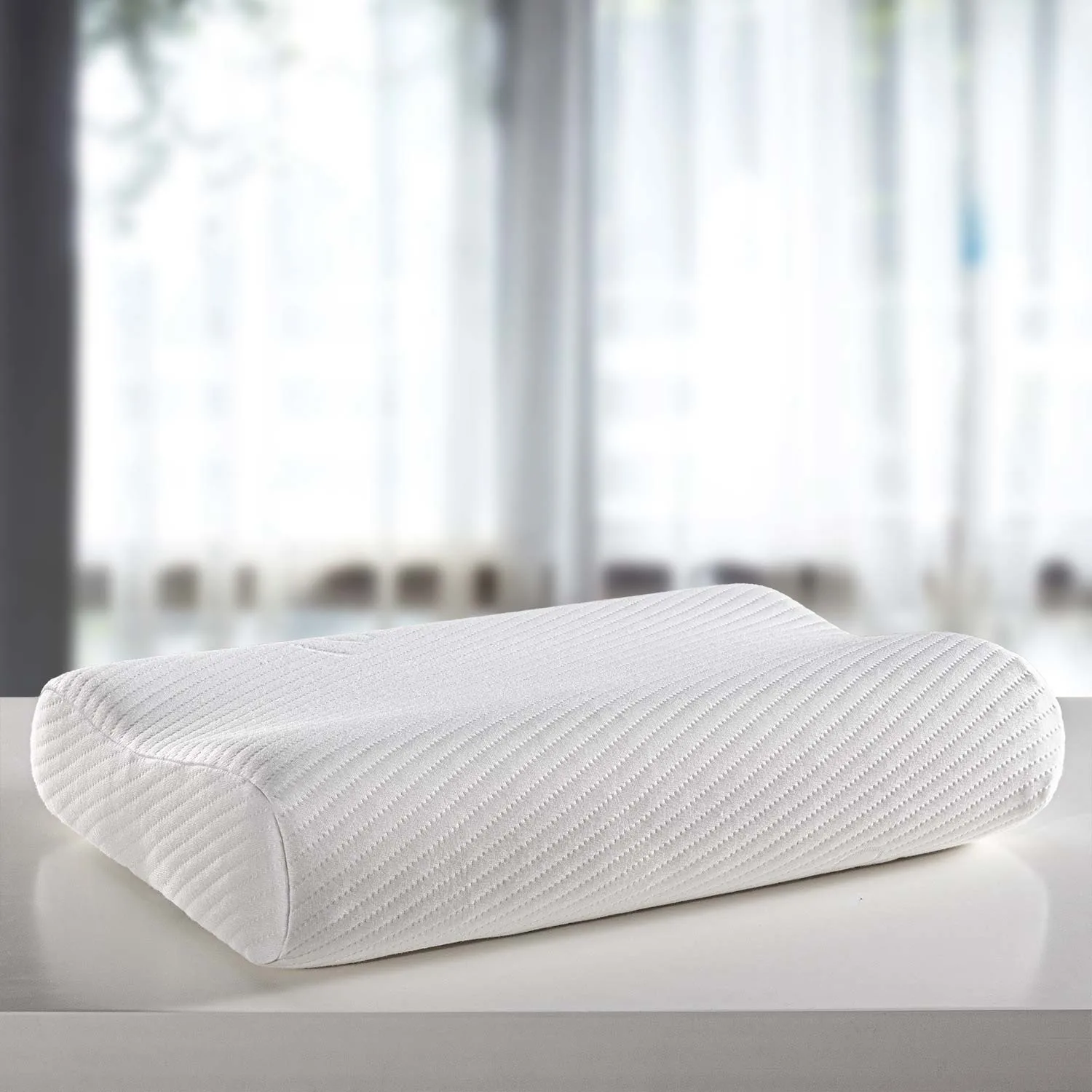 

Двусторонняя медицинская подушка с бамбуковым покрытием для сна, 9 - 11 см