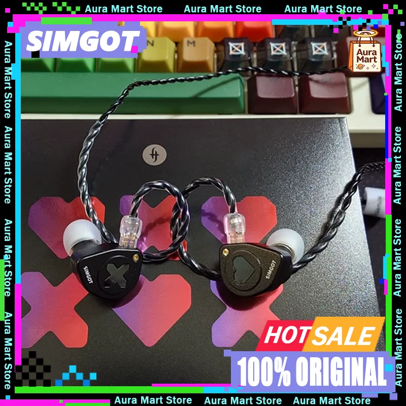 Фото Наушники SIMGOT EW300 DSP проводные, 1DD+1PLANAR+1PZT, HiFi, с защитой от помех, без подавления шумов, для игр №1