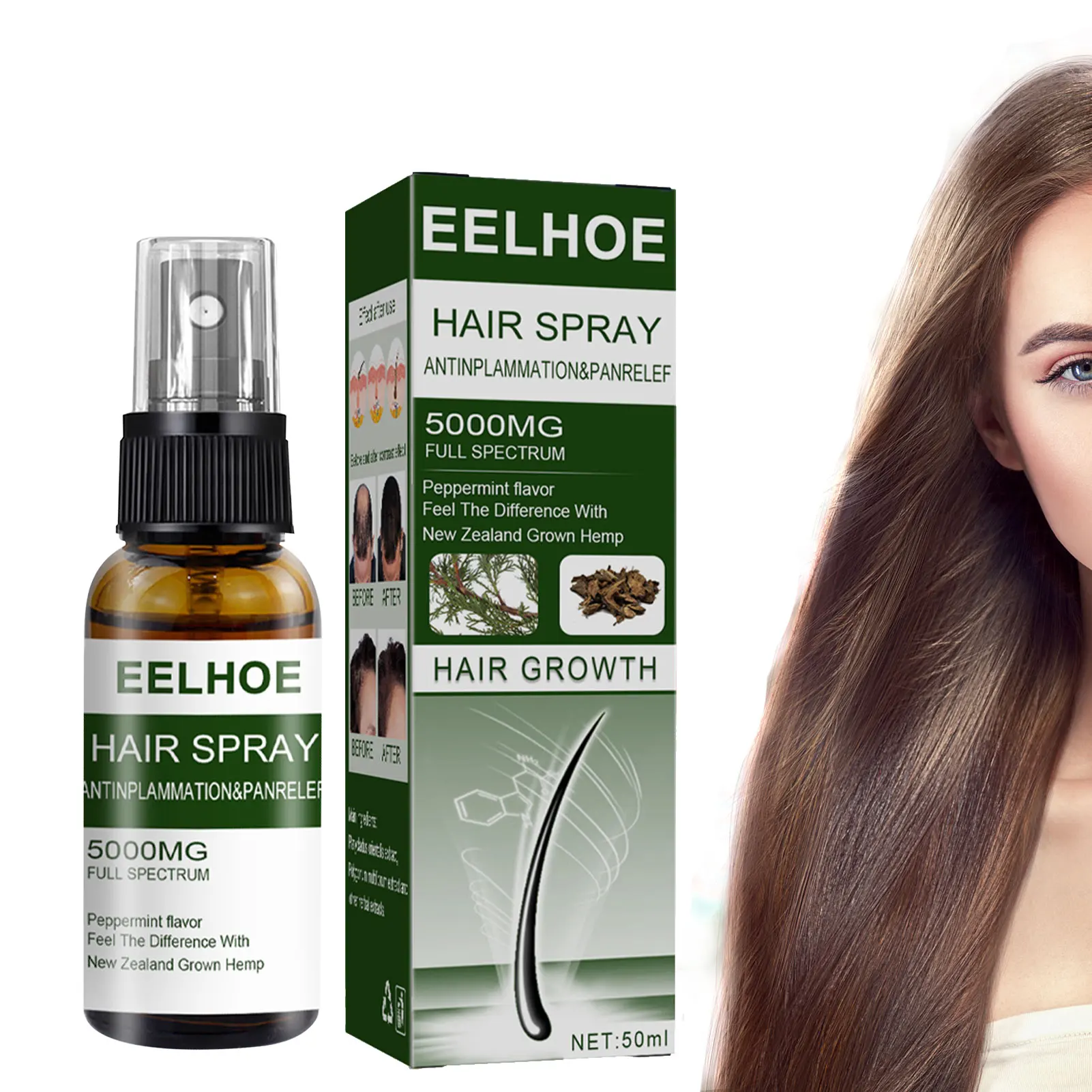 

Природный спрей для роста волос, эссенция для утолщения, устройство для быстрого роста волос, продукты для ухода за волосами для мужчин и же...