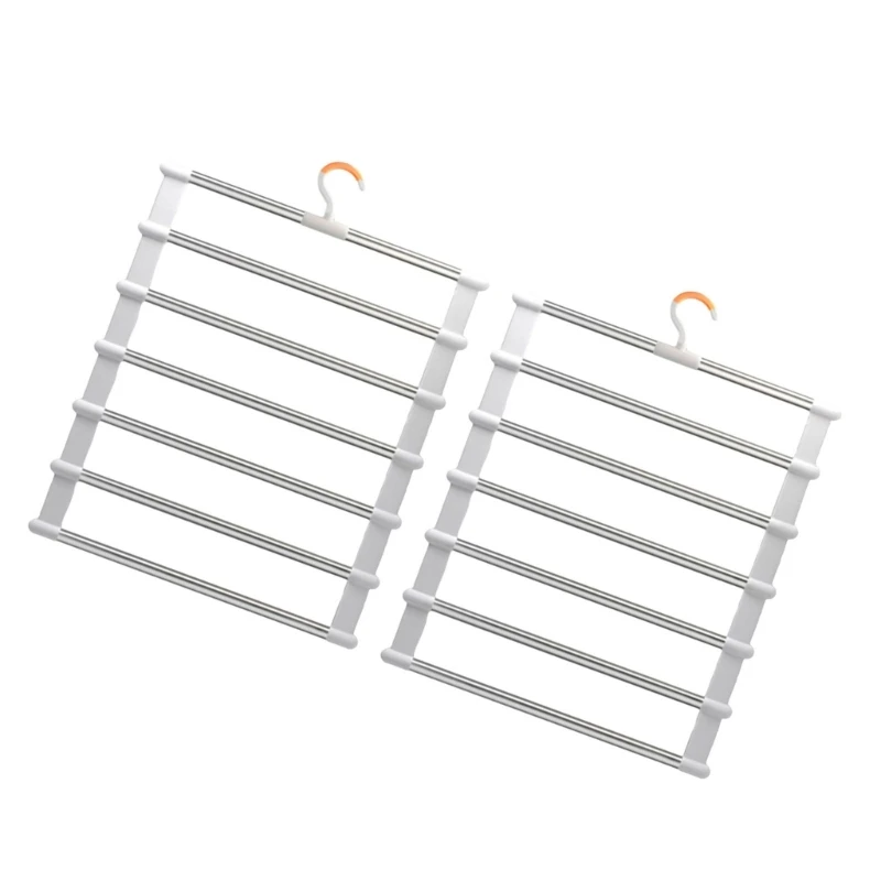 C63B Многоцелевая складная вешалка для одежды многослойный зажим оптимизации