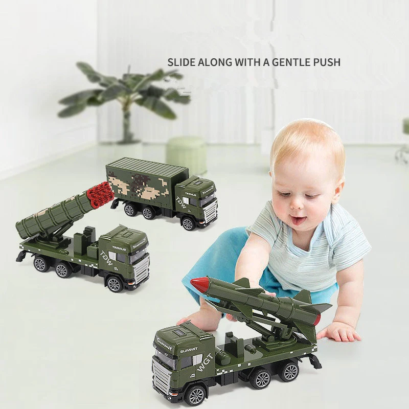 Модель самосвала из сплава 1:64 камуфляжная игрушка раздвижная Коллекционная