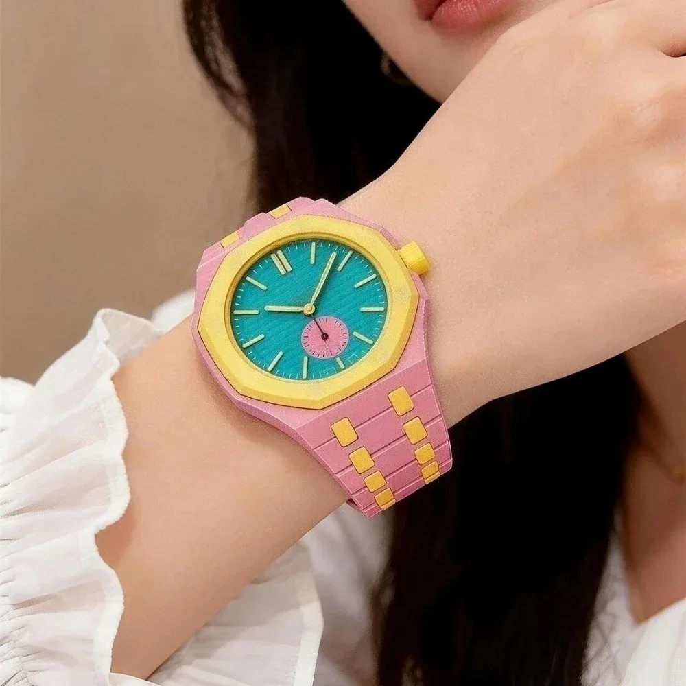 Фото Биокерамический корпус и ремешок для Swatch x AP Royal Pop, комплект для модификации карманных часов, браслет, ремешок для часов, аксессуар для Royal Pop №5