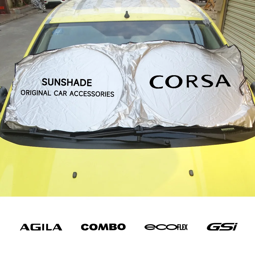 

Car Sun Shade Protector Auto Front Window Sunshade Covers For Vauxhall Crossland Ecoflex Grandland X GSI GT 1 GTC INSIGNIA Karl