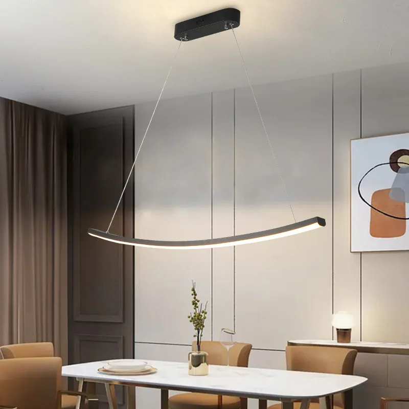 

Nordic Led Pendant Lights Minimalist Aluminum Hanglamp For Dining Room Cafe Bar Decor Lighting Modern Home Luminaire Suspension