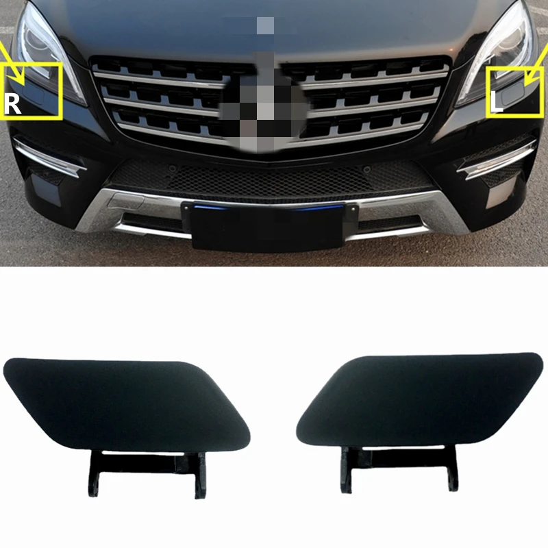 

For Mercedes Benz M-Class W166 Headlight Headlamp Washer Spray Cover Cleaning Cap 2012-2015