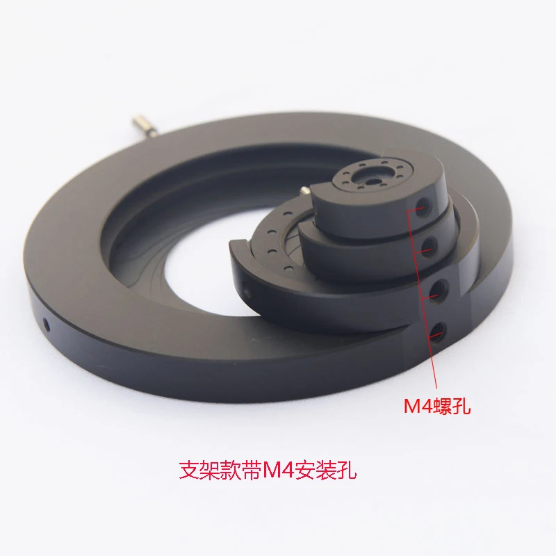 

Ручная диафрагма с регулируемой диафрагмой, оснащенная кронштейном, отверстием с резьбой M4, ручной световой упор.