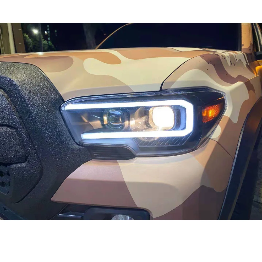 

Toyota Tacoma Headlight A Set Contains Left and Right For Tacoma 2016-2019 LED headlamp