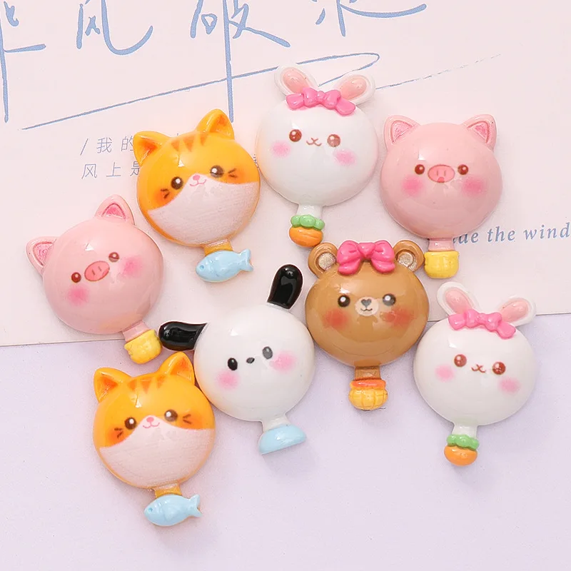 

Cute Cartoon Animal Ice Cream Resin Cabochons Scrapbooking DIY Jewelry Craft Decoration Accessories