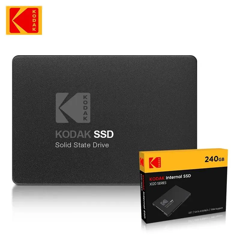 Внутренний твердотельный накопитель KODAK SSD X120 SATAIII 120 ГБ 240 480 960 для ноутбука 550