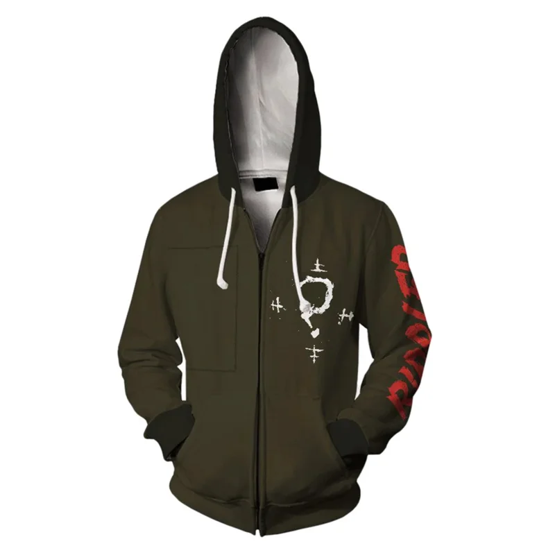 Толстовка для косплея мужчин и женщин свитшот с 3D принтом пуловер куртка на