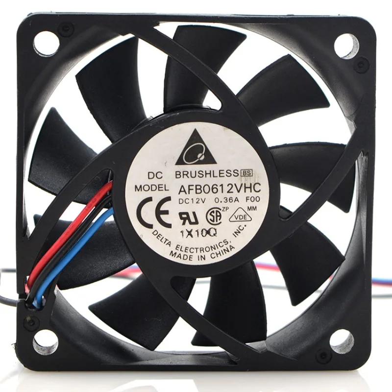

New CPU Cooling Fan For Delta AFB0612VHC-F00 12V 0.36A 6015 6CM 3-wire cooling fan 60x60x15mm