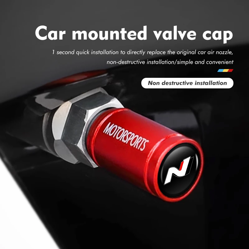 Для Hyundai 4 шт. автомобильная ступица колеса крышка штока клапана декор для