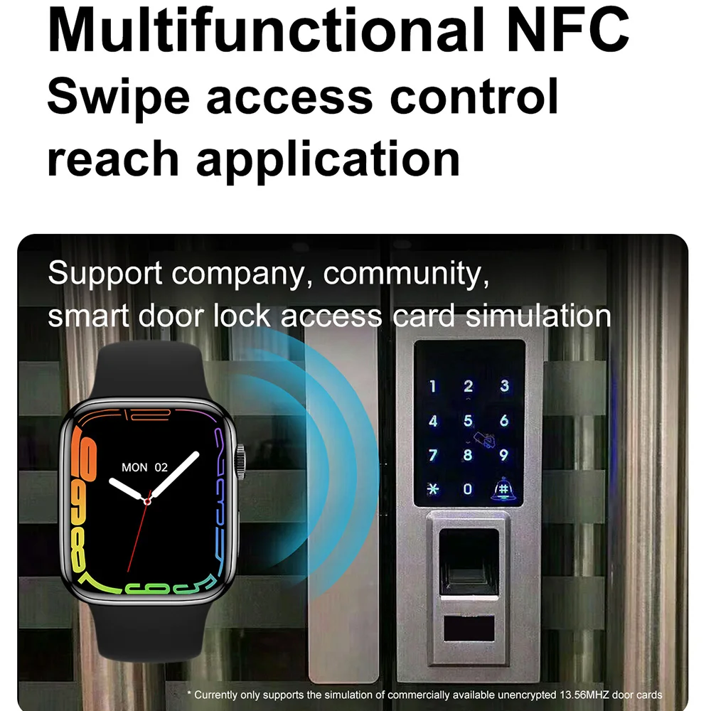 Смарт-часы LEMFO серии 7 Pro Max 2022 для мужчин и женщин с NFC Беспроводная зарядка