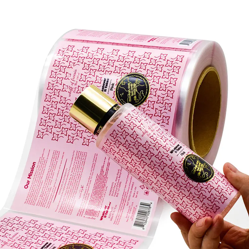 20 0 шт. на заказ. Пользовательские наклейки Bopp этикетки косметические рулон