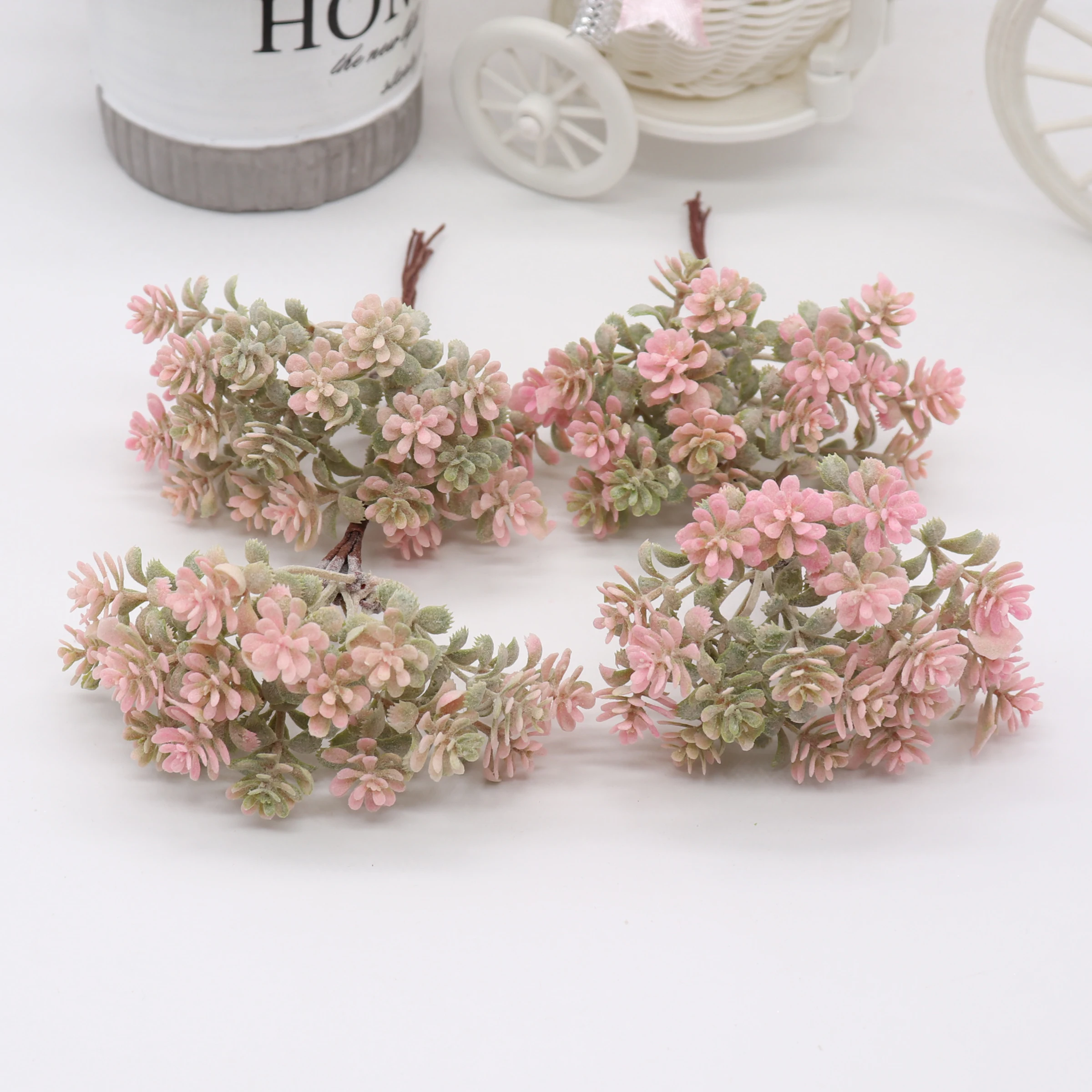 Искусственные цветы для свадьбы Рождества скрапбукинга 6 шт.