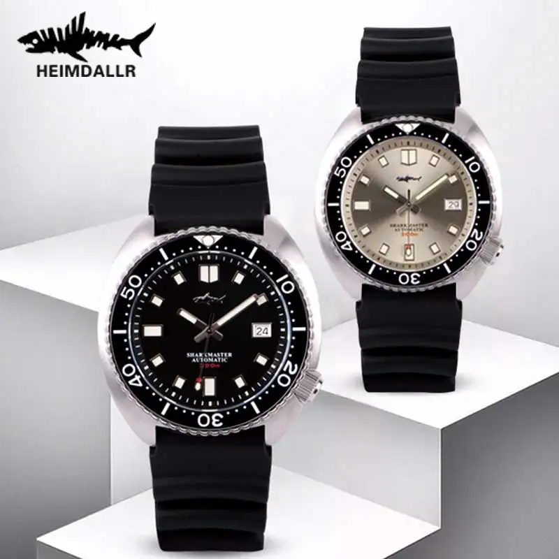 

Heimdallr Sharkey NH35A Automatic Watch Men's Mechanical Watches Diving Watch 300M 316L Stainless Steel C3 Luminous Dial