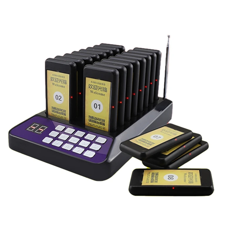 Пластиковый беспроводной диспенсер для еды вибрирующий Пикап ресторана кафе