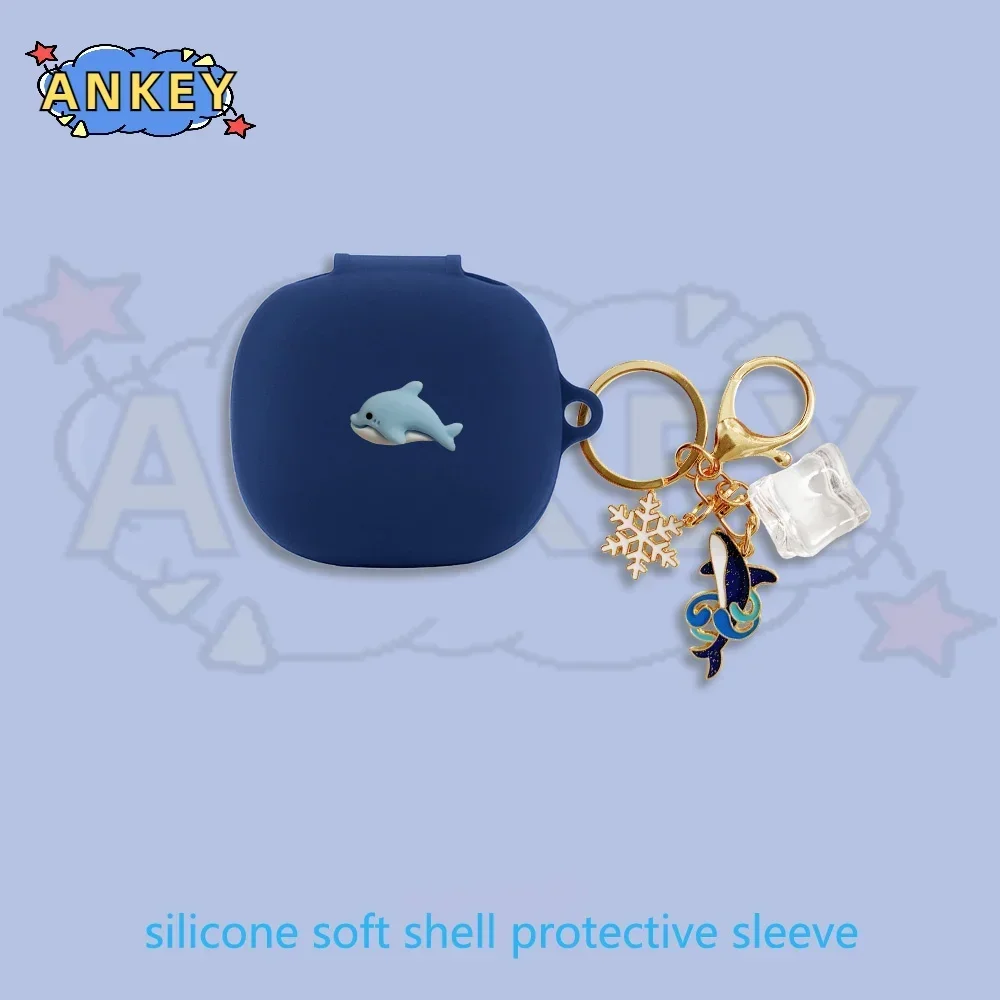 Чехол для EarFun Air Pro4 Pro3 силиконовые Симпатичные панды наушники Мягкий защитный