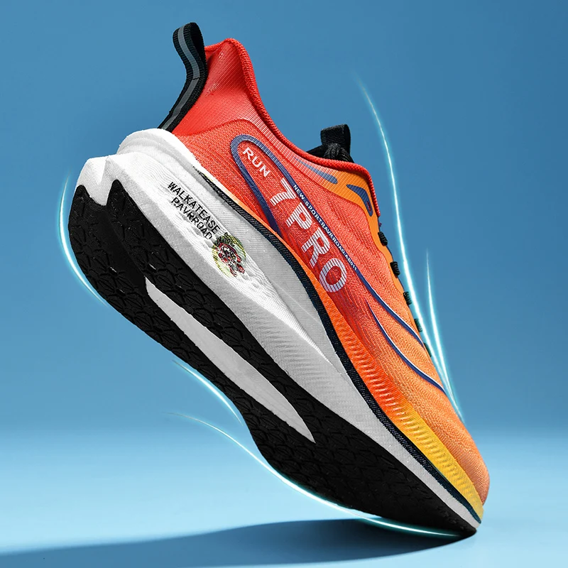 Мужские кроссовки для марафона Carbon Plate роскошная спортивная обувь занятий