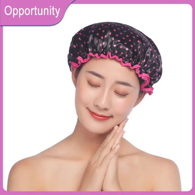 

Dust Prevention Bathroom Supplies Lady High Tearing Cost-effectiveness Bathroom Shower Hair Cover Oil Fume Prevention Recyclable