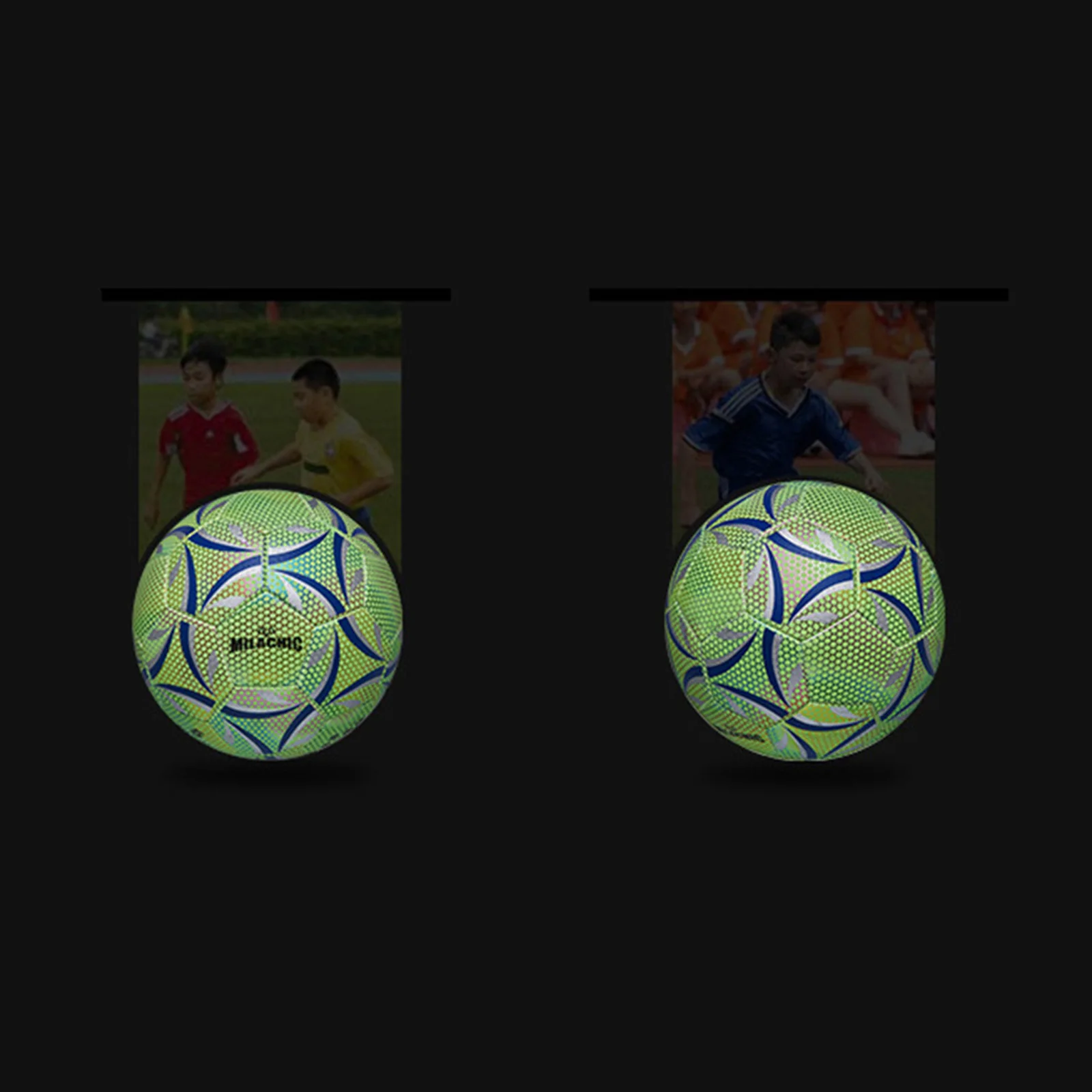 

Durable Practical Quality Football Ball Game Good Seal High-tech Luminous Environmentally Friendly Fluorescent
