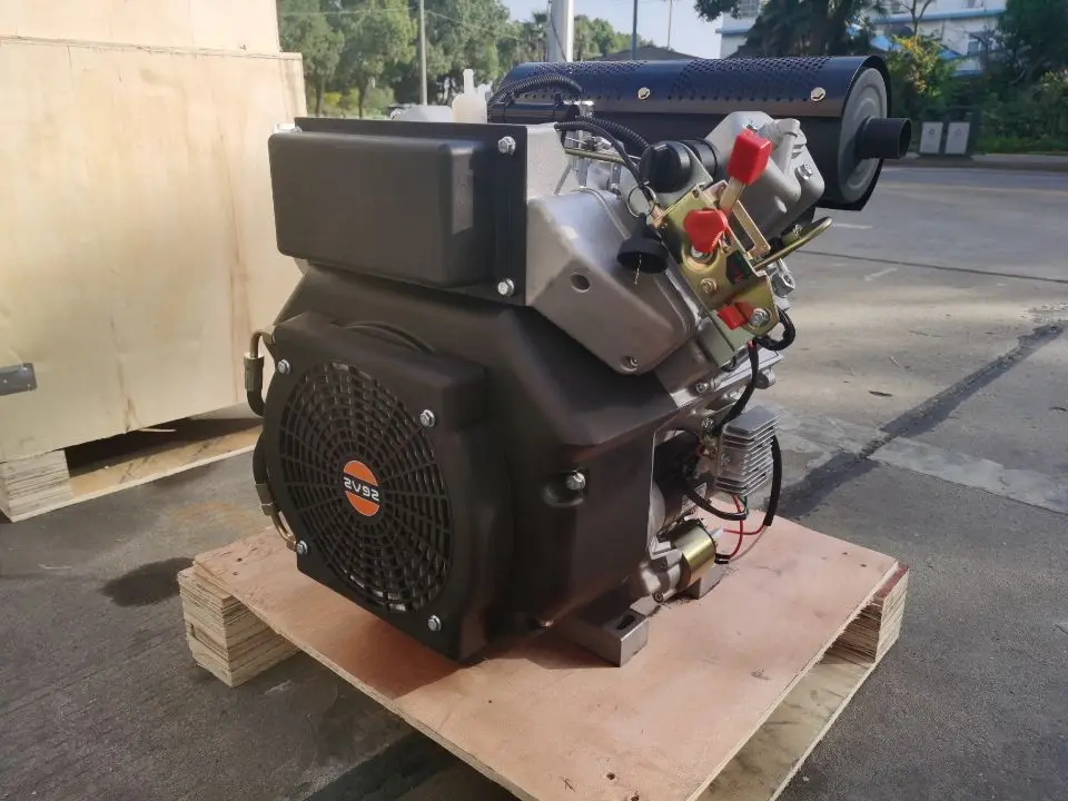 2-цилиндровый 4-тактный подвесной мотор KAIST с воздушным охлаждением 25 л.с. 26