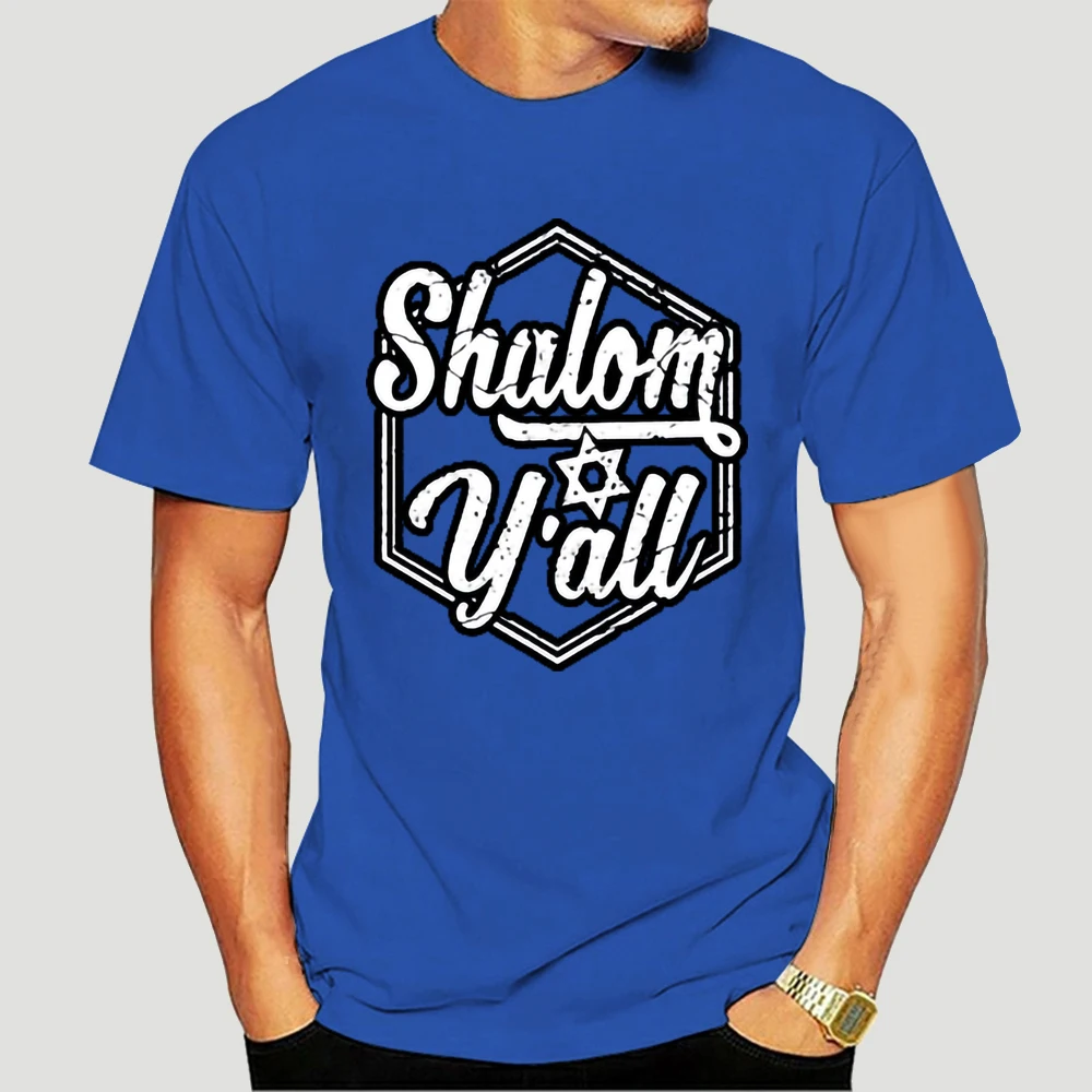 

Camiseta de Shalom Yall para hombre, TIDA camiseta informal