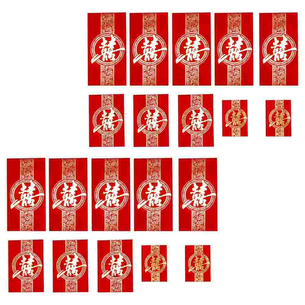 

120pcs Red Packets Paper Portable Festival Red Pockets Red Envelopes Gift Cash Packets