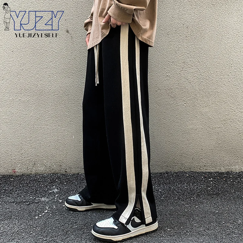 

Autumn Men Casual Wide-Le Pants Version Streetwear ip op Men Fasion Trousers Sweatpants arajuku Pants Men