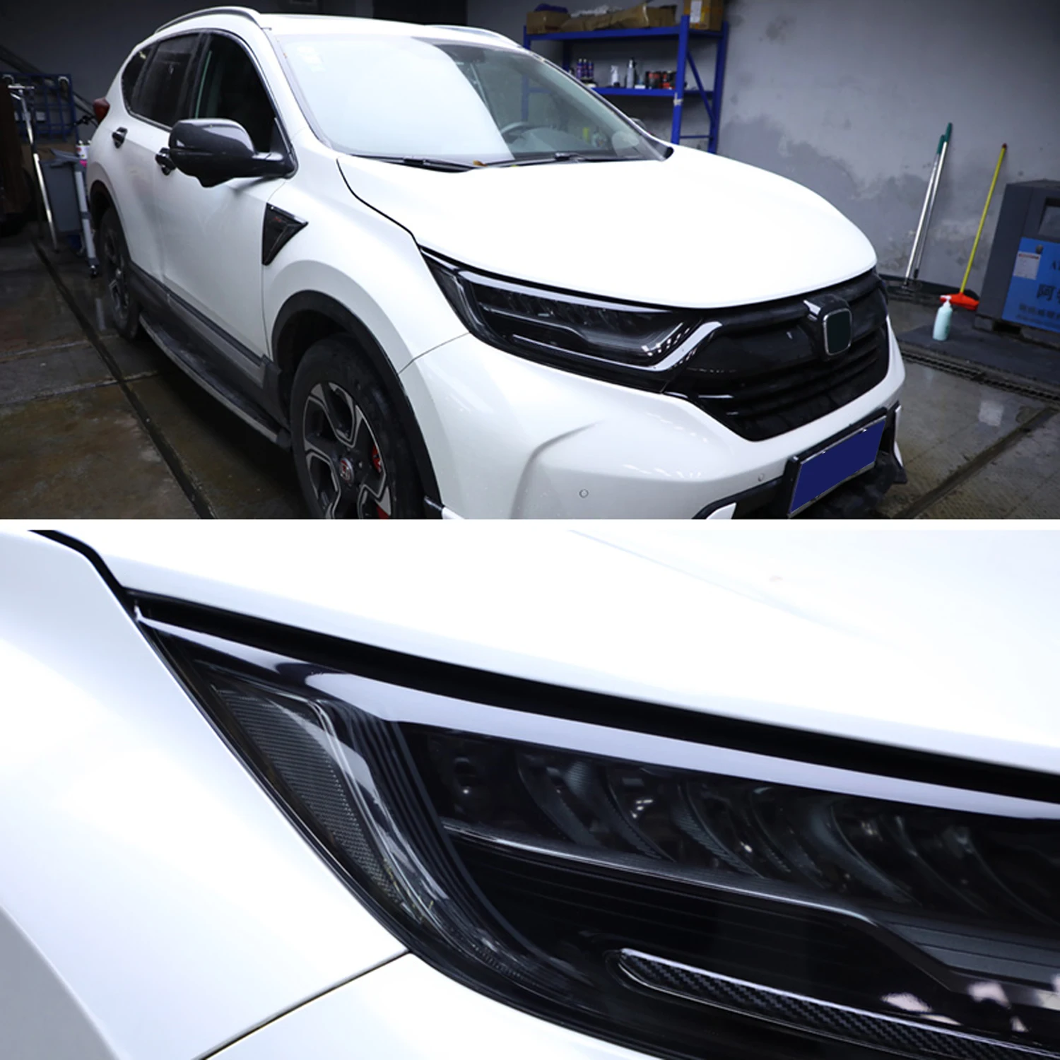 Fit For Honda CRV CR-V 2019-2021 / Accord 2018-2021 TPU Headlight Taillight Tint Film Sheet Vinyl Sticker Waterproof 2pcs Fit For Honda CRV CR-V 2019-2021 / Accord 2018-2021 TPU Headlight Taillight Tint Film Sheet Vinyl Sticker Waterproof 2pcs