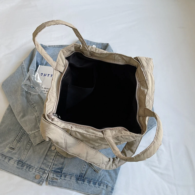 Женская повседневная холщовая сумка большой вместимости осенне-зимняя новая